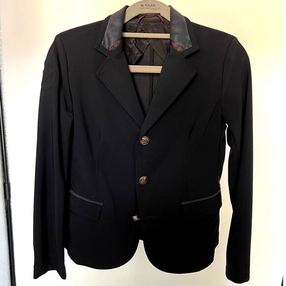 Cavalleria Toscana Kids Equestrian Navy Show Jacket - Picture 6 of 9